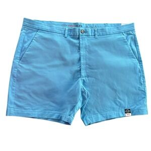 St John's Bay Temp Flex Temp360 Boston Blue Shorts‎ 44 Prep Nautical Coastal NWT